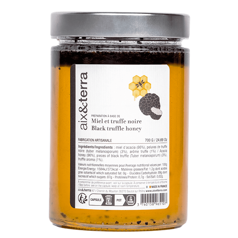 Préparation à base de Miel et de truffe noire - Miel de Provence -  aix&terra : La Manufacture de Provence